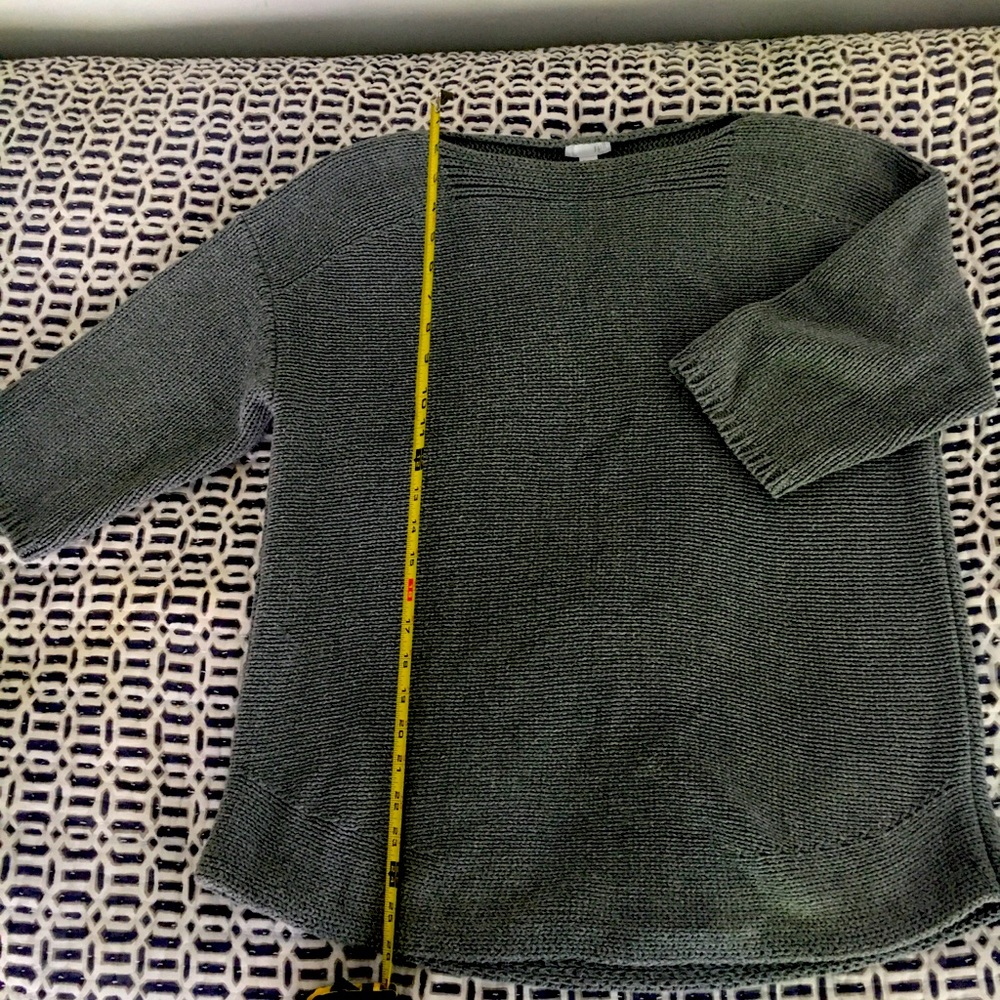 Half sleeve Cotton & acrylic JJill casual sweater